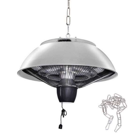 Pendant Heating Lamp with 2 Halogen Tubes