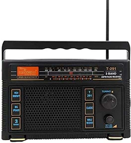 Portable Radio AM/FM Classic Vintage Battery Operated