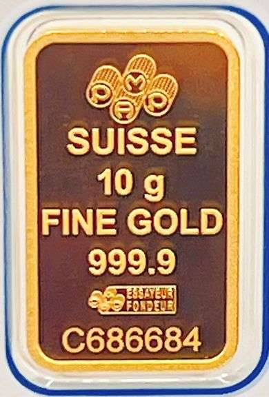 PAMP Suisse 10 GRAM GOLD BAR