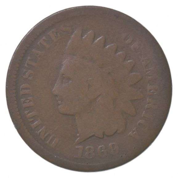1869 Indian Head Cent