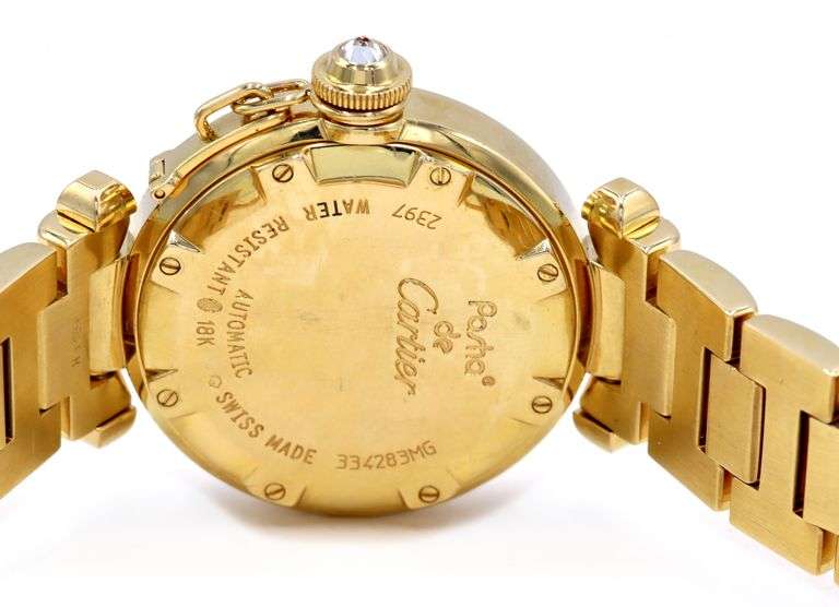 Cartier Pasha De Cartier Automatic 2397, 31mm, Diamond, 18K Yellow Gold