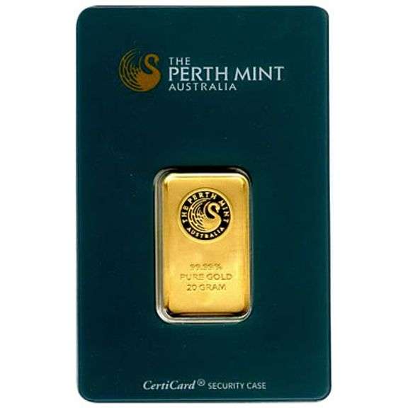 20 Gram Gold Bar (.9999 Fine Gold)