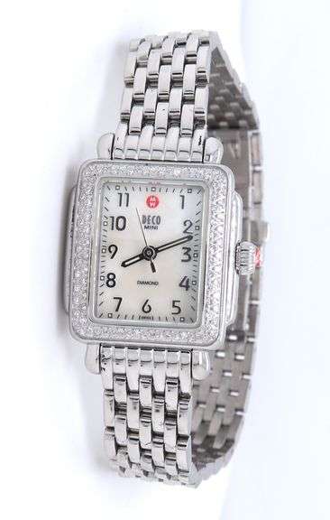 Michele Deco Diamond Mother of Pearl Watch