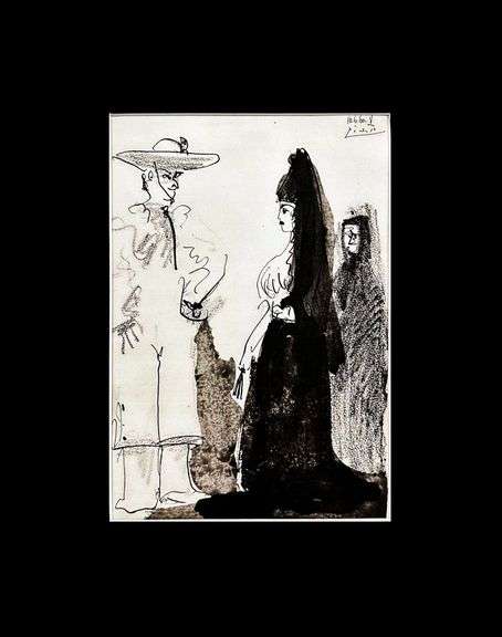 Picasso Matted Art Print