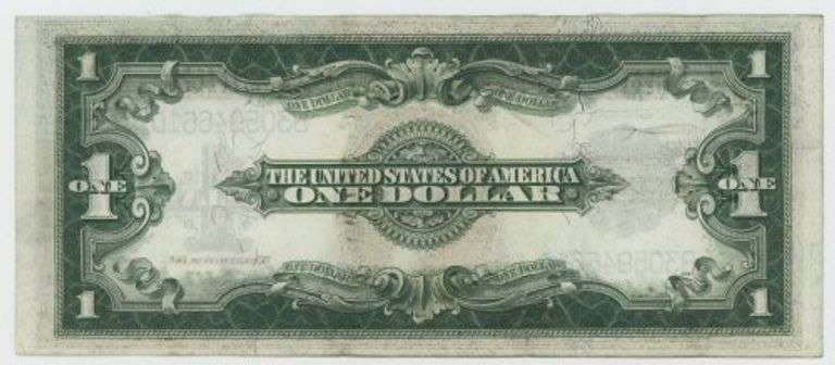 Crisp AU Series of 1923 Large Size $1 Silver Certificate note