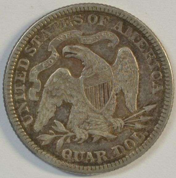 Very sharp 1876 Liberty Seated Quarter. Very collectible