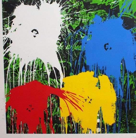Mr. Brainwash original screen print on archival paper hand signed by the artist