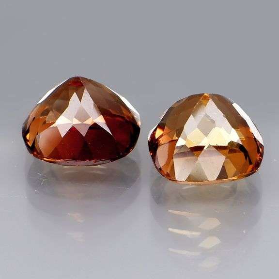 Regal 7.03ct Imperial Topaz Pair