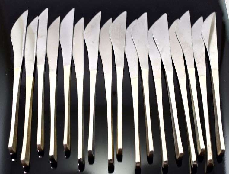 Valuable Set of International Sterling Flatware in the Fabulous Vision Pattern