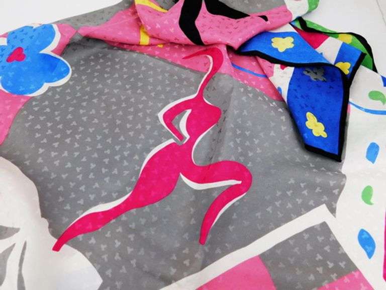 Superb Vintage Tiffany & Co. Silk Scarf