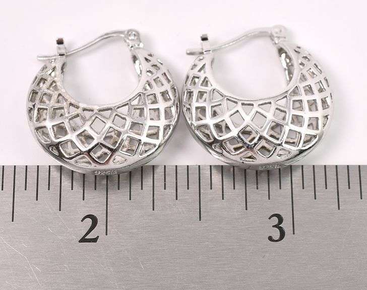 Sterling Silver Hoop Earrings