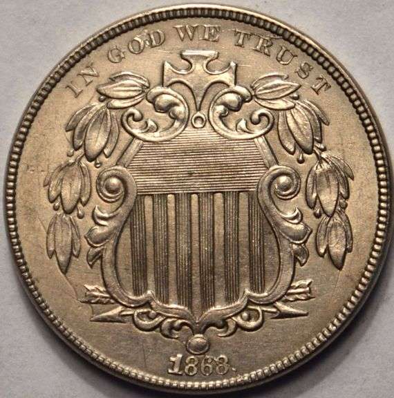 1868 Shield Nickel