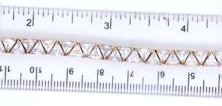 925 Sterling Silver Cubic Zirconia Tennis Bracelet