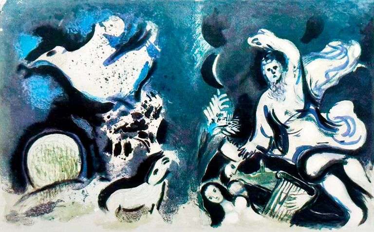 Marc Chagall Matted Art Print