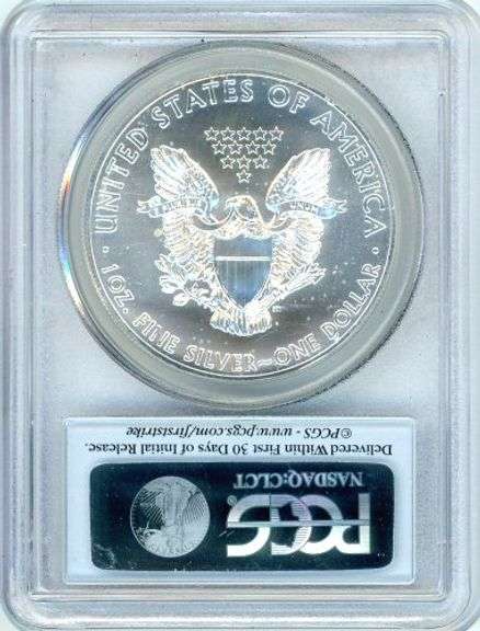 2014 American Silver Eagle in PCGS MS70 First Strike