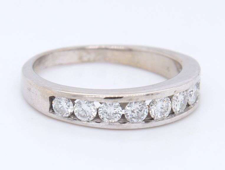 Elegant White Gold Marquoise and Channel Set Diamond Wedding Set