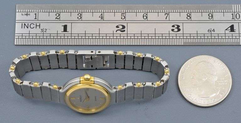 Fantastic Vintage Women's Movado Quartz SS & Gold Watch