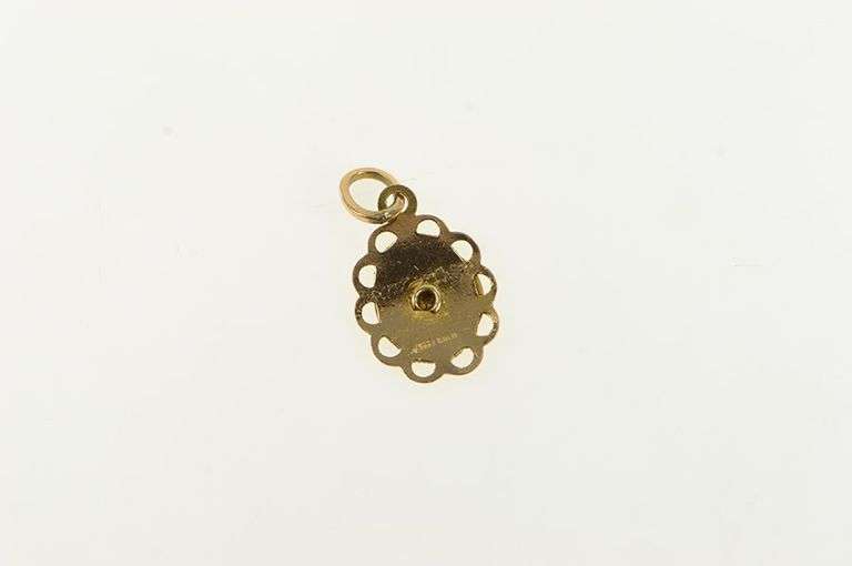 14K Yellow Gold Aries Zodiac Sign Symbol Astrology Charm/Pendant