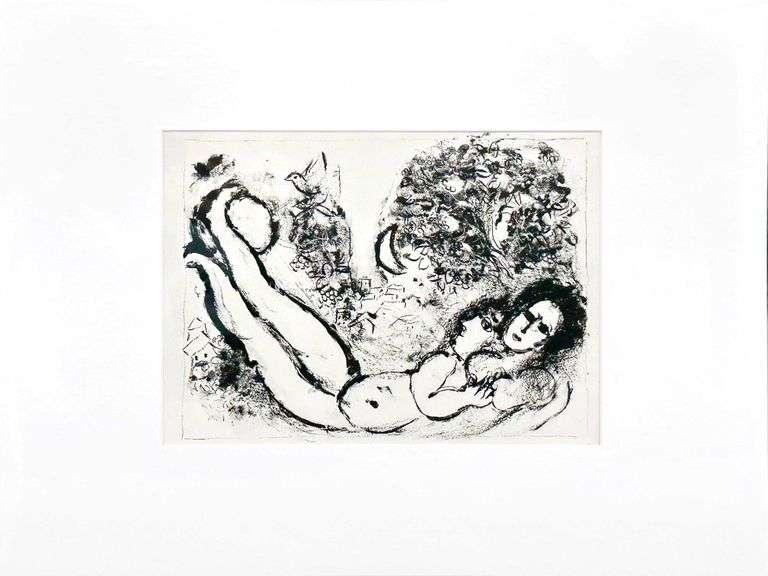 Marc Chagall Matted Art Print