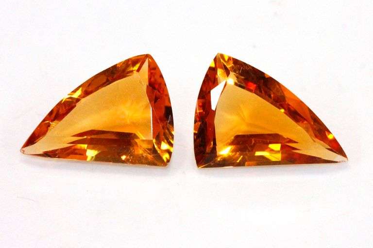 Spectacular Citrine Pair - 10.69 cts.