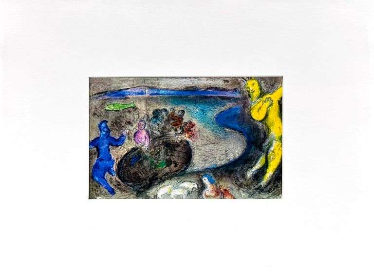 Marc Chagall Matted Art Print