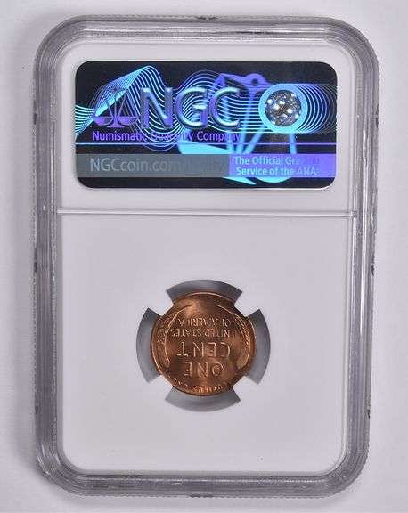 MS67 RB 1945-S Lincoln Wheat Cent NGC