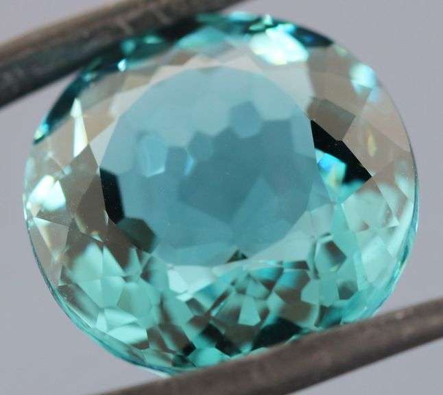 Designer 34.40ct blue green Hydrothermal Amethyst