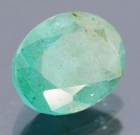 Stunning blue green 3.65ct unheated Zambian Emerald