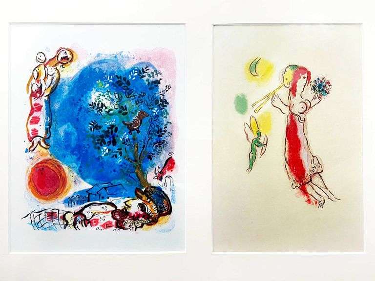 Marc Chagall Framed Collage