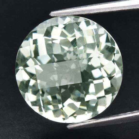 Brilliant 5.46ct natural platinum green Amethyst