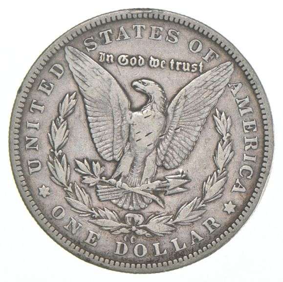 1879-CC Morgan Silver Dollar Capped