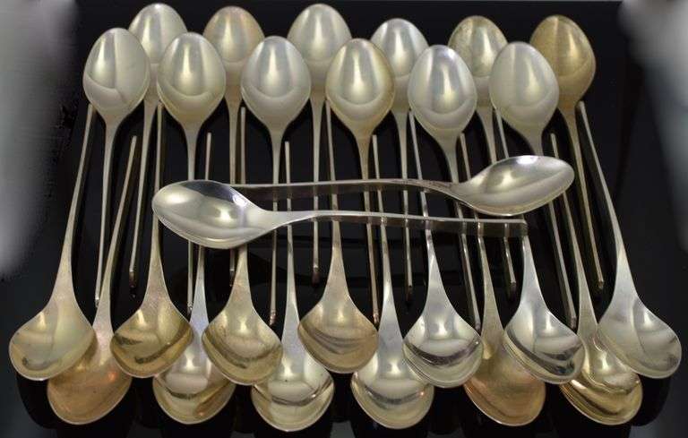 Valuable Set of International Sterling Flatware in the Fabulous Vision Pattern