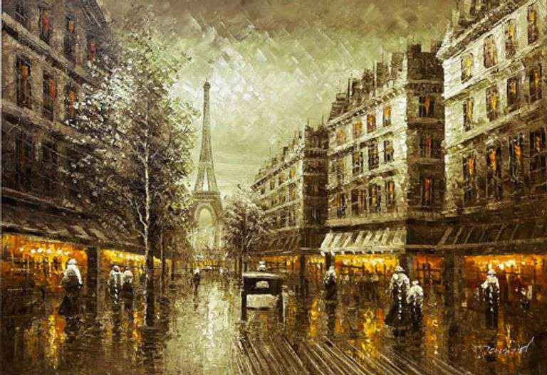 UNIQUE BEAUTIFUL PAINTING ON CANVAS