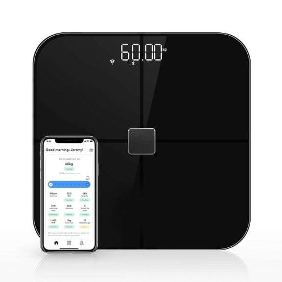 Wifi & Bluetooth Smart Body Scale Heart Rate Monitor