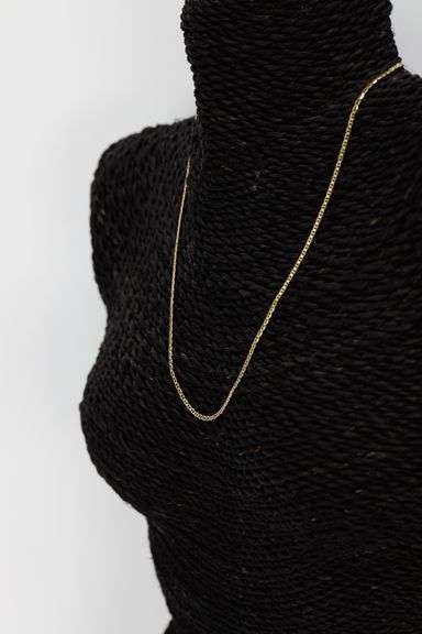 10k Yellow Gold Solid Mariner Chain Marina Anchor Link 1.9mm Necklace 18"