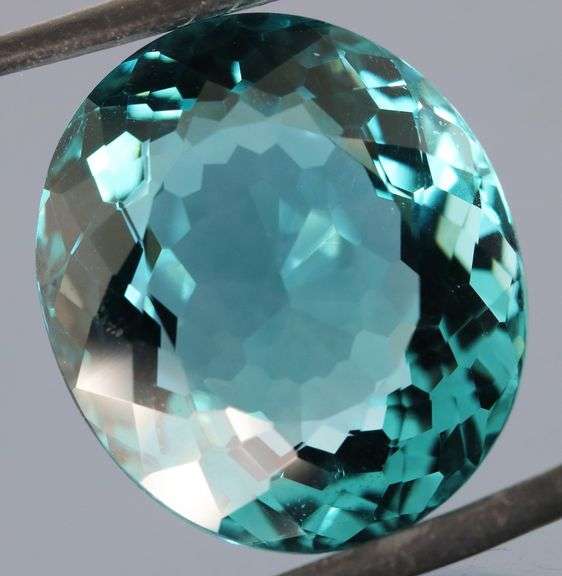 Designer 34.40ct blue green Hydrothermal Amethyst