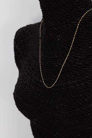 10k Yellow Gold Solid Singapore Rope Link Chain 1.1mm Necklace 24"