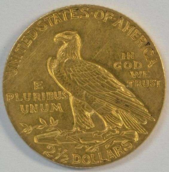 Lovely 1911 US $2.50 Indian Gold Piece. Nice