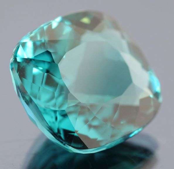 35.42ct top blue green hue created Amethyst