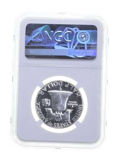 PF65 CAm 1954 Franklin Half Dollar - Graded NGC