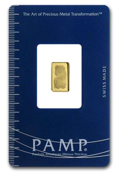 1.0 Gram Gold Bar (.9999 Fine Gold)