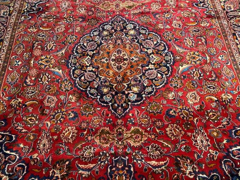 Superb Persian Mashad Rug 9.6x12.6