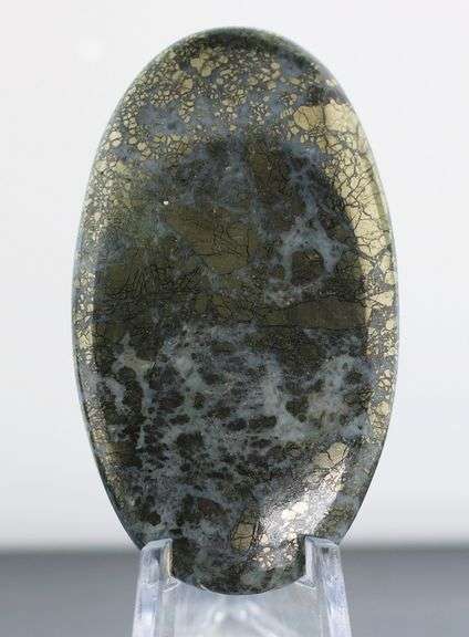 Awesome 105.06ct Nipomo Agate with Marcasite cabochon