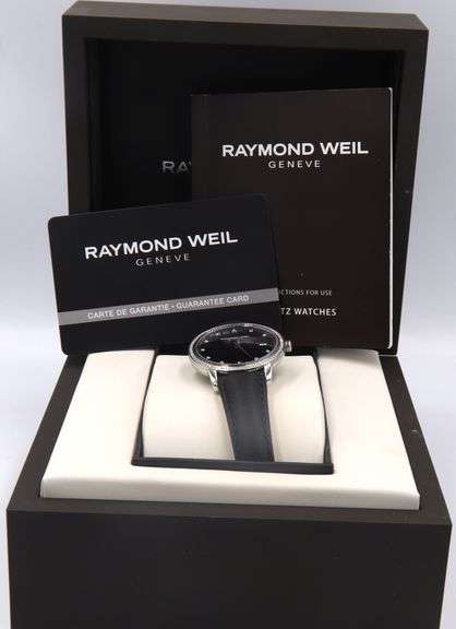 Raymond Weil Toccata 34mm Black Diamond Quartz Watch