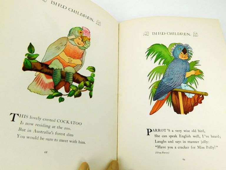 Delightful 1939 Bird Children, Illustrated