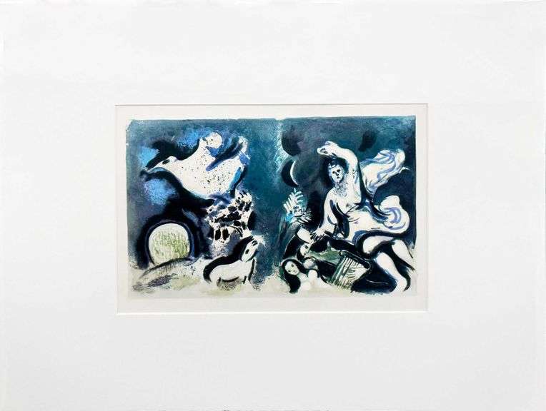 Marc Chagall Matted Art Print