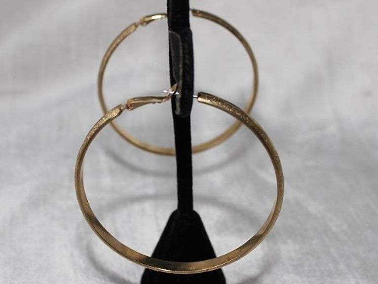 Stylish Golden Color Hoop Earrings