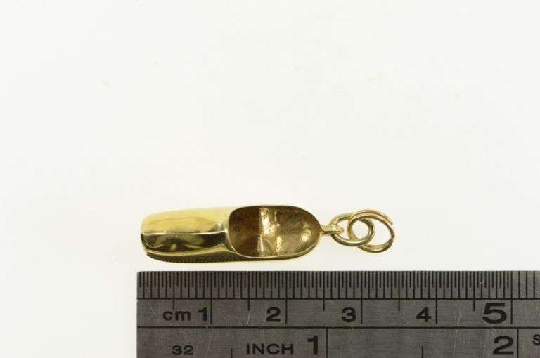 14K Yellow Gold Dutch Shoe Clog Traditional Netherlands Charm/Pendant