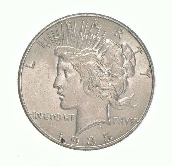 1935 Peace Silver Dollar