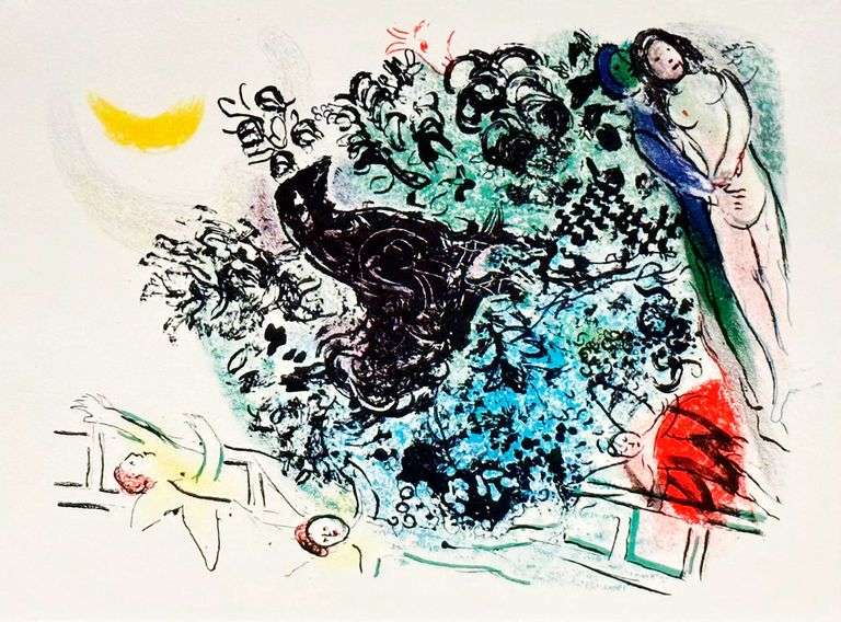 Marc Chagall Matted Art Print